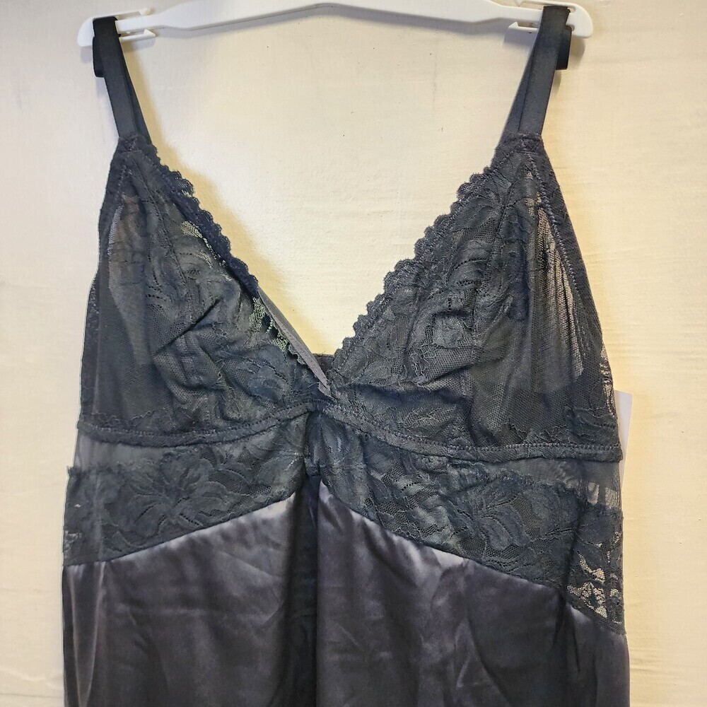 New Auden Women's Black Sexy Lingerie Sleep Dress Pajamas Adjustable Size M - Picture 3 of 5